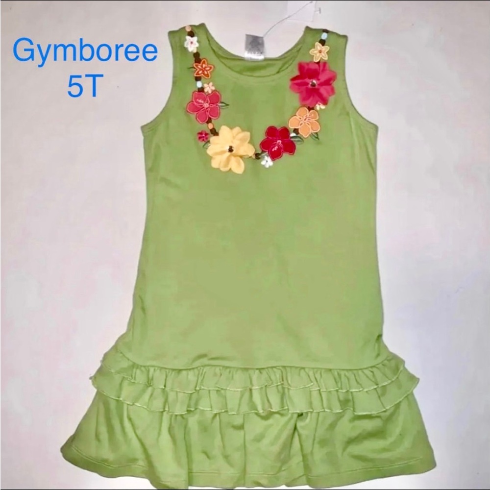 New NWT Gymboree Girls sundress Summer Dress tropical hawaiian 5 5T